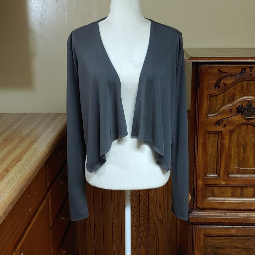 Carmen Marc Valvo Open Dress Jacket M